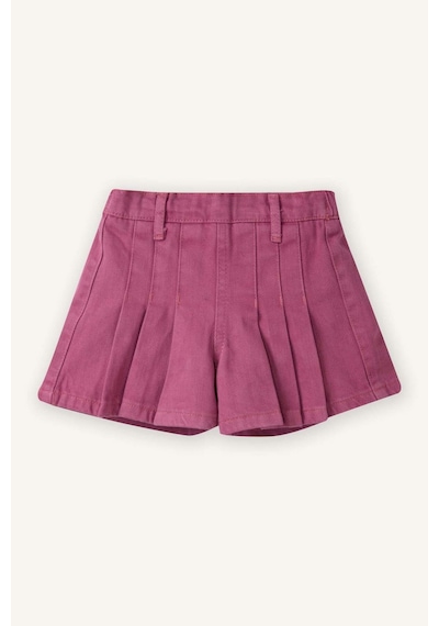 Defacto Gabardin Şort Kız Bebek G8097a526spbr123 Bordo-br123