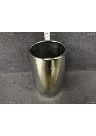 Tek Çıkışlı 90mm Egzoz Ucu Yuvarlak Düz