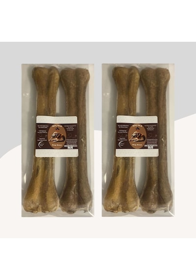 Miçiko 27 Cm Naturel Press Çiğneme Kemiği 2 Paket 4 Adet