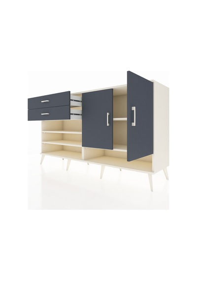 Hyperion Konsol 4 Raflı 2 Çekmeceli 2 Kapaklı 176x44x99 Aytaşı-an Aytaşı-antrasit Hyperion Konsol 4 Raflı 2 Çekmeceli 2 Kapaklı 176x44x99 Aytaşı-an Aytaşı-antrasit