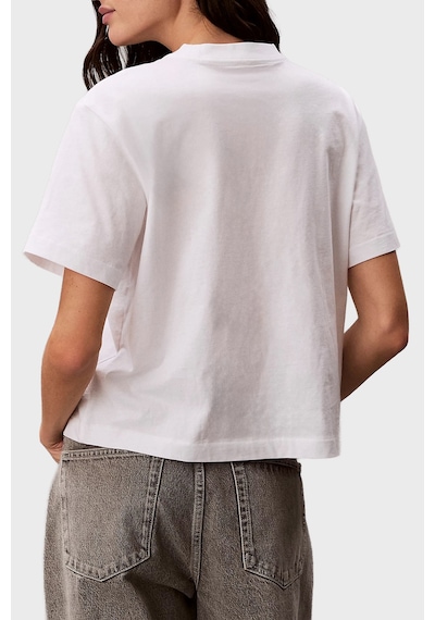 Calvin Klein Bayan T Shirt Lv047f800g Yaf Beyaz BEYAZ