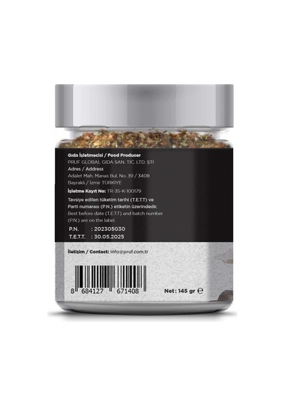 Pizza Makarna Baharatı/pizza Pasta Seasoning 145 Gr. Sağlıklı Cam Kavanoz Çok Renkli