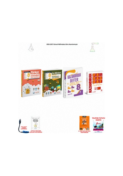 Çanta 8. Sınıf Lgs Tüm Dersler 135 4 Kitap Seti