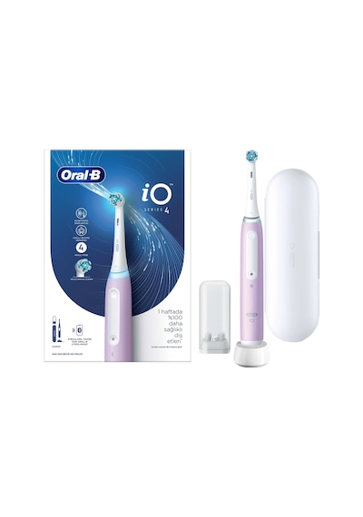 Oral-B iO 4 Şarjlı Diş Fırçası Eflatun