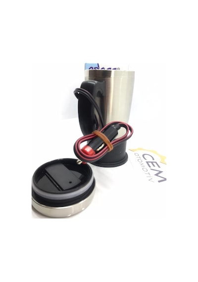 Ahmet Otomotiv Gross 12v Termoslu Araç Su Isıtıcı Kettle 12v Çay Kahve Oto Ketıl Fma00312
