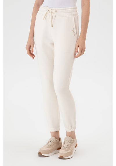U.S. Polo Assn. Kadın Krem Şardonlu Jogger Eşofman Altı 50313581-VR071