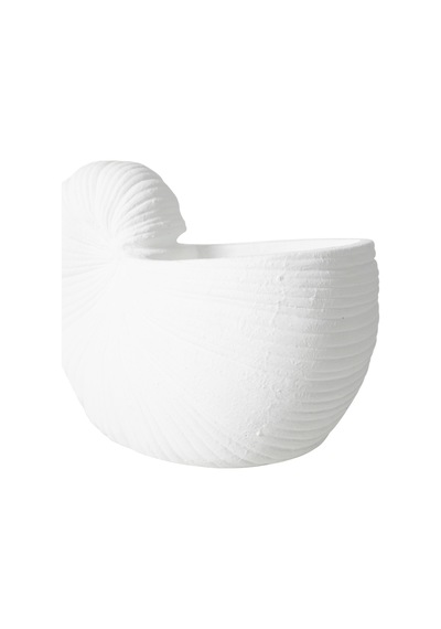 Mudo Home Whıte Shell Vazo 26x13x19 Cm Diğer