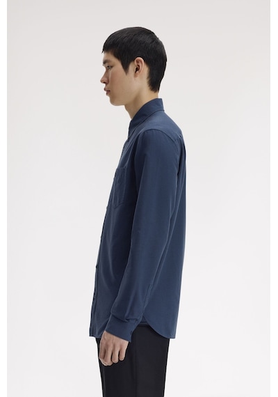 Fred Perry M5516-738 Oxford Erkek Gömlek Mavi
