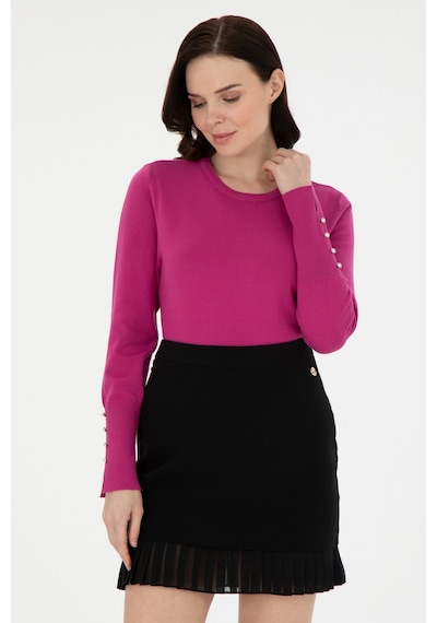 Pierre Cardin Kadın Fuşya Kazak /triko 50290566-vr023 Fuşya