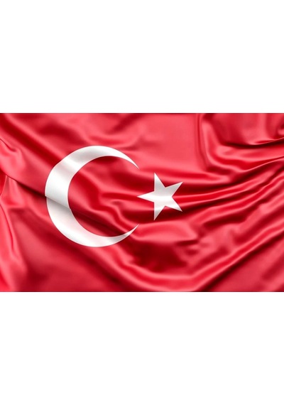 Türk Bayrağı Alpaka Kumaş 40X60