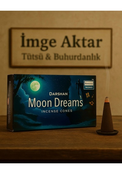 Darshan Moon Dreams Ay Rüyası Konik Tütsü 10 Adet - Gece Sakinliği Çok Renkli