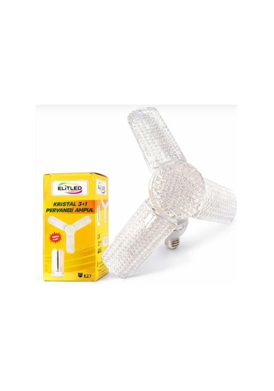 Elitled Kristal 3+1 Pervane Led Ampul