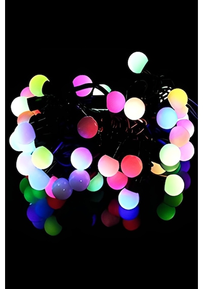 6 Metre 40 Ledli Rgb Top Led Kendiliğinden Animasyonlu Dekoratif Led Işık Yılbaşı Süsü