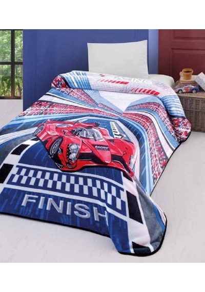 Mink Tema Lisanslı Racing Battaniye Tek Kişilik 160 x 220