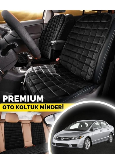 Honda Fd 6 Minder Ortopedik Cepli Araç Ve Kılıf Seti Tam Uyumlu,siyahrenk,konforlu Tasarım
