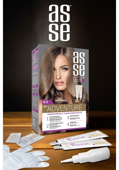 Asse Set Boya 8.0 Açık Kumral