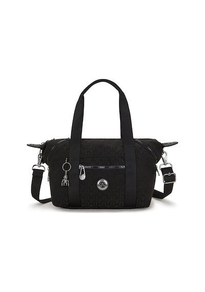 Kipling Kıplıng Art Mini Küçük Boy Omuz Çantası Siyah Black Sıgnature Jq Siyah