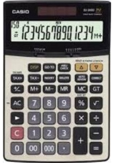 Casio Dj-240D Plus İşlem Kontrollü 14 Hane Masaüstü Hesap Makine