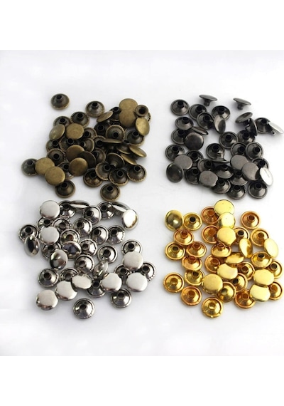 9 Mm Perçin, Rivet, Toruk 33,5 No 100Adet (Deri Hobi)