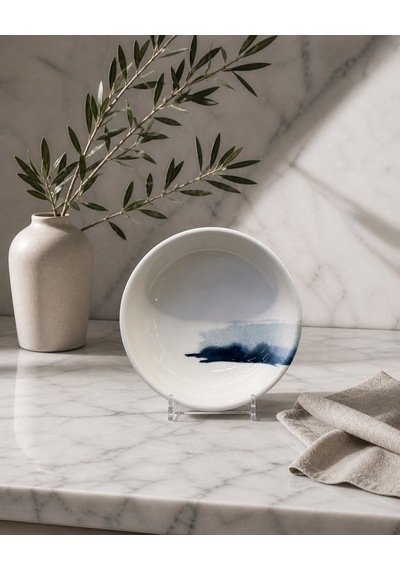 6 Lı Küçük Kase / Çorba / Sos / Meze Kasesi 400 Cc 14 Cm Bonna Blue Wave Hygge Bowl çok renkli