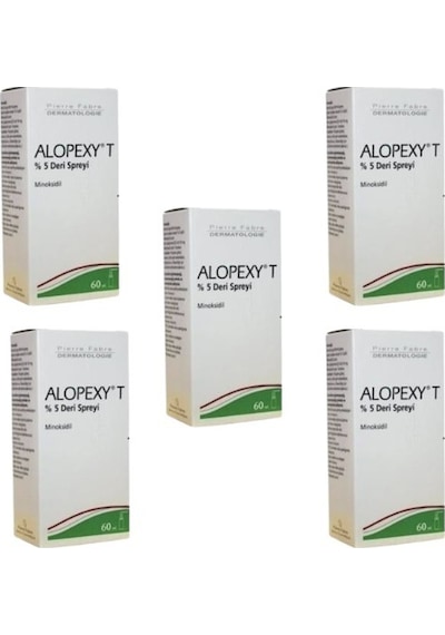 Alopexy T %5 Deri Spreyi 60 Ml 5 Adet