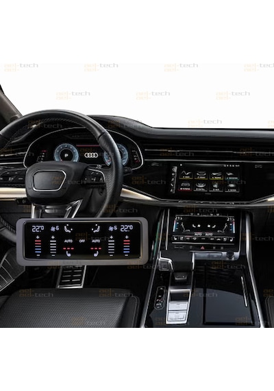 Audi Q7 Uyumlu Navigasyon , Dijital Gösterge Ve Klima Kontrol 9h Nano Koruyucu 4lü Set 2020-2026