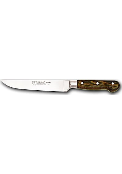 Sürbisa 61001-ym Yöresel Mutfak Bıçağı Ahşap Sap 17,5 Cm