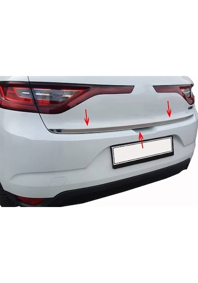 Renault Megane 4 HB Krom Bagaj Alt Çıta 2016-2023 Arası