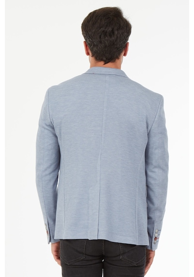 Sposo 5126 Dar Kalıp Yarım Astarlı Gri Erkek Blazer Ceket Gri