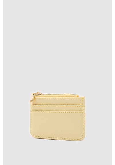 Shule Bags Nook Fermuarlı Charm Kartlık Sarı