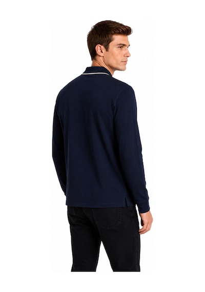 Advante Erkek Mevsimlik Spor Polo Yaka Fermuarlı Sweatshırt Bgl-st05468 Lacivert