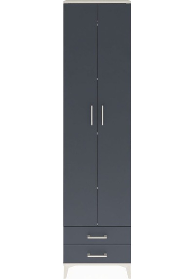 Arges Dolap 5 Raflı 2 Çekmeceli 2 Kapaklı 60x30x243 Aytaşı-an... Aytaşı