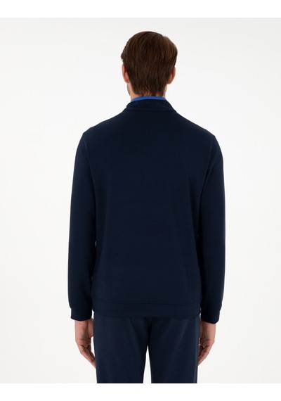 Pierre Cardin Lacivert Regular Fit Sweatshirt 50290662 Vr033