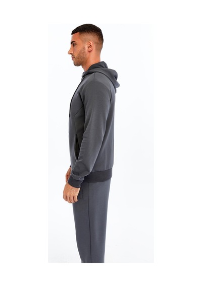 AR-MA Arma Erkek Slim Fit Interlok Kapüşonlu Sweatshirt Yandan Gizli Fermuarlı Cepli K30324989702 Gri AR-MA Arma Erkek Slim Fit Interlok Kapüşonlu Sweatshirt Yandan Gizli Fermuarlı Cepli K30324989702 Gri