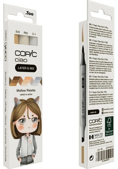 Cıao Layer & Mıx Manga Set Mellow Palette 3 Lu