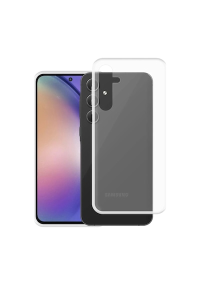 Samsung Galaxy A55 5g Kılıf Lüx Şeffaf Silikon 0.2M-Çok Renkli