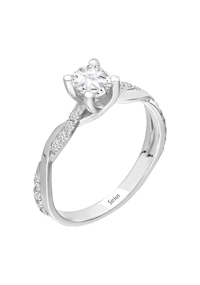 Sirius Toplam 0,80 Karat Pırlanta Ve Beyaz Topaz Tektaş 0802R0017