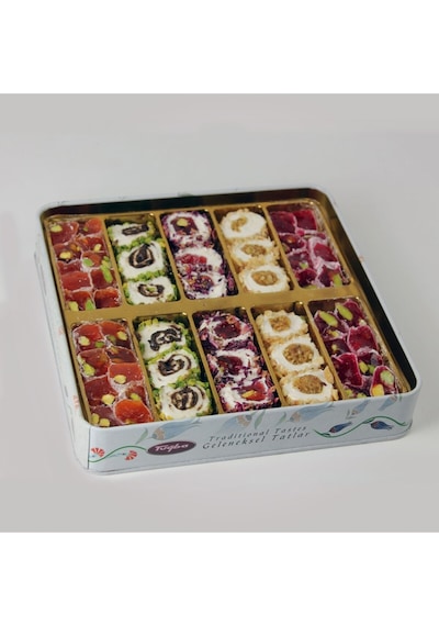Tuğba Kuruyemiş Laleli Kutuda Karışık Lokum 500 Gr