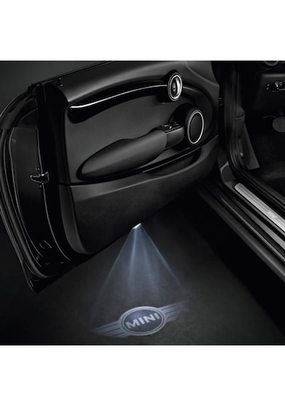 Autogp Mini Cooper F55 Kapı Altı Işık Lazer Led Logo Hoşgeldin Aydınlatması 1 Çift/kutu