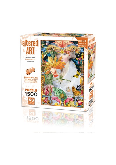 Ks Puzzle 1500 Parça Altered Art Secret Garden