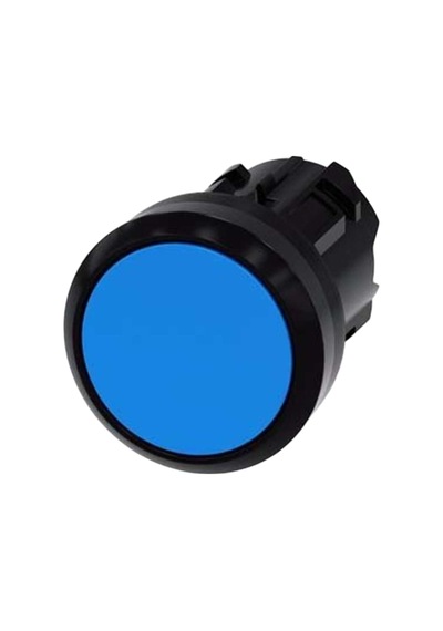 Siemens 3su1000-0ab50-0aa0 - 22mm Plastik Mavi Yaylı Buton Kafası