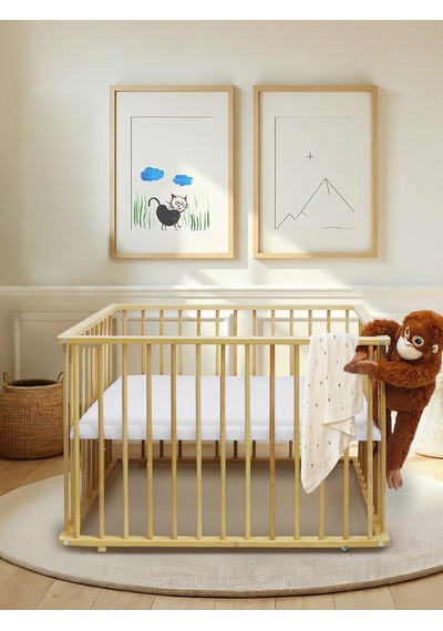 Kukka Tekerlekli Ve Padli 3 Kademe Oyun Parkı 80x100 Cm - Standart
