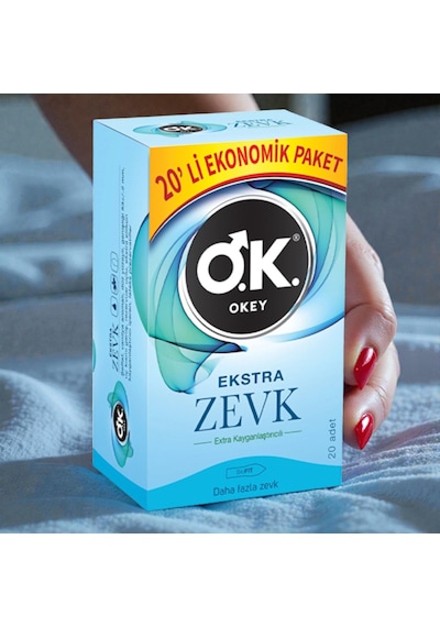 Okey Ekstra Zevk Prezervatif 20'li