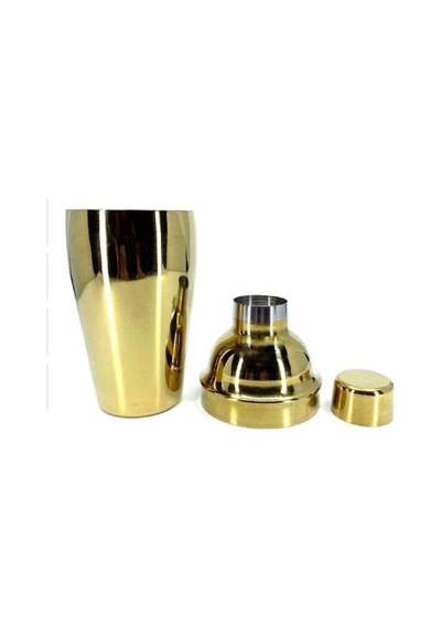 Kokteyl Shaker Seti, Gold, 750 Ml, 4 Parça