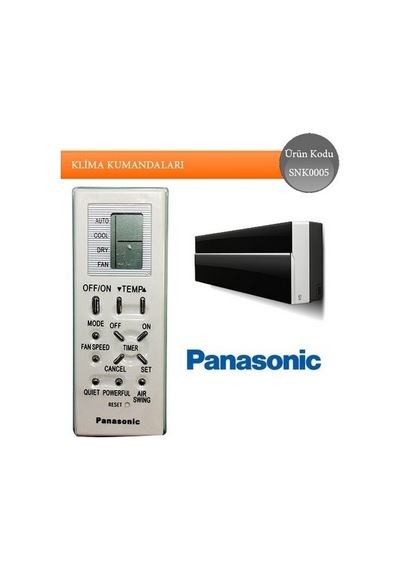 Panasonic Uyumlu Klima Kumandası 0005