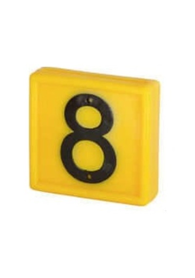 Sarı Numara "8"