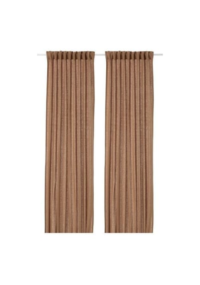 Ikea Dytag Tül Perde 145x300 Cm Kahverengi