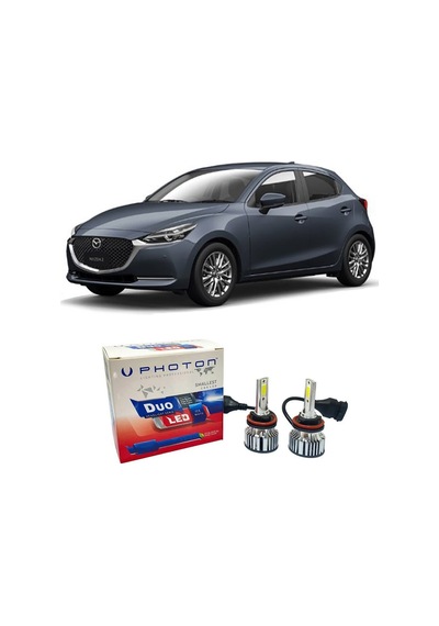 Mazda 2 Uzun Far Ampulü Hb3 Duo Yeni Seri Beyaz 2014-2023
