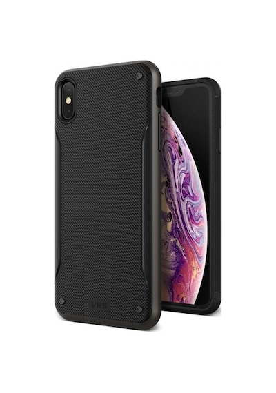 Vrs Apple Uyumlu iPhone Xs Max İle High Pro Shield Kılıf Metalic Black