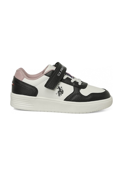 U.s. Polo Assn. Coster Jr 6fx Beyaz Kız Çocuk Sneaker Beyaz-sıyah-pudra